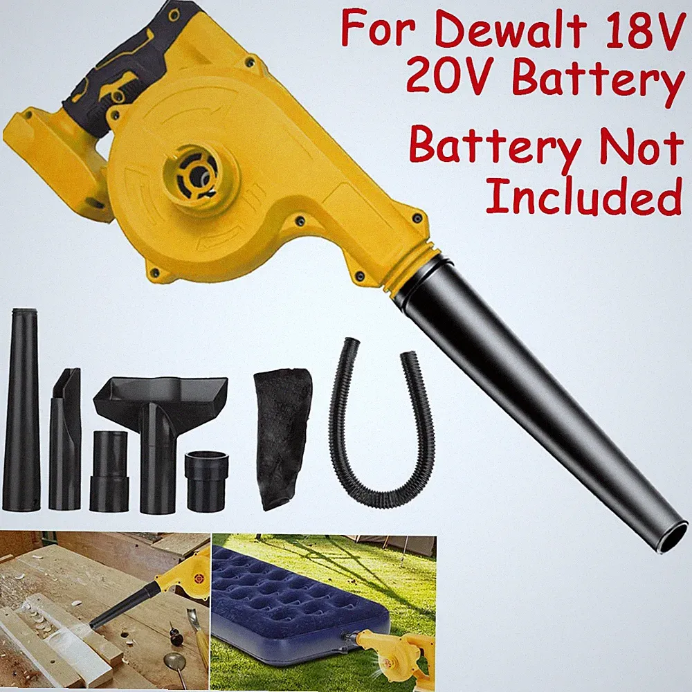 2-in-1 Akku Laubgebläse & Staubsauger für Dewalt 18V 20V 20000RPM Gebläse Garten