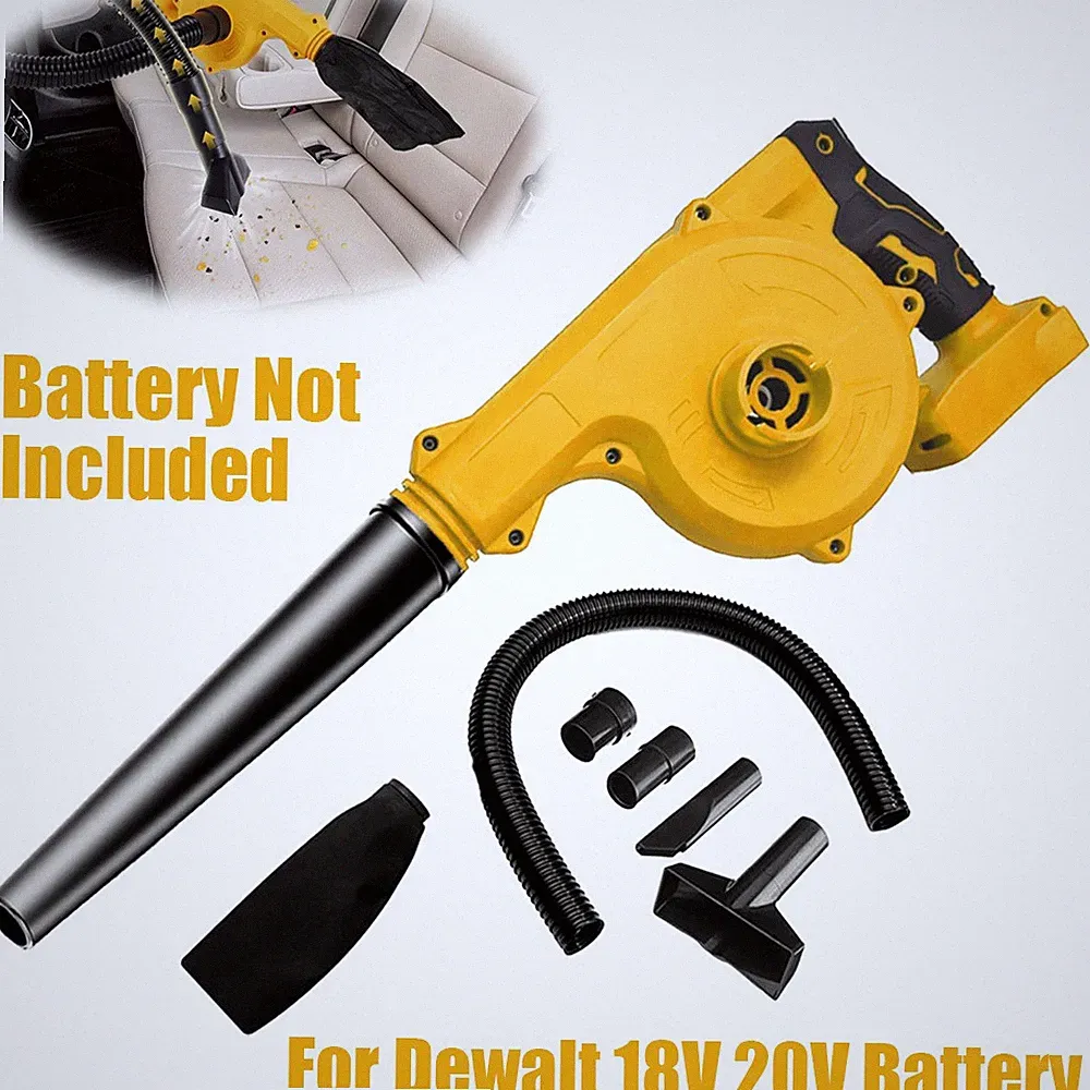 2 in 1 Schnurloses elektrisches Laubbläser & Staubsauger für Dewalt 18V 20V Akku