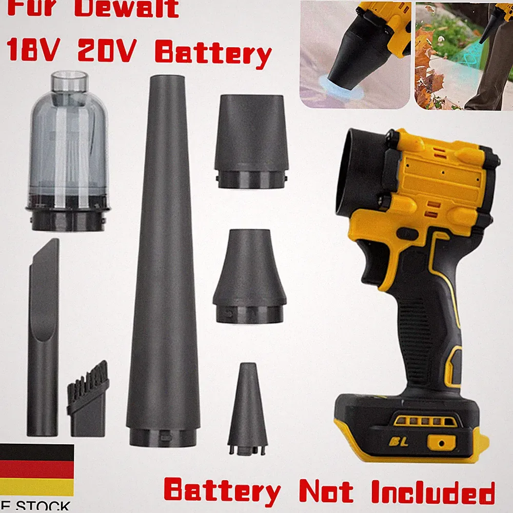 2 in1 Bürstenloser Elektrischer Gebläse Luft Staubsauger für Dewalt 18V 20V Akku