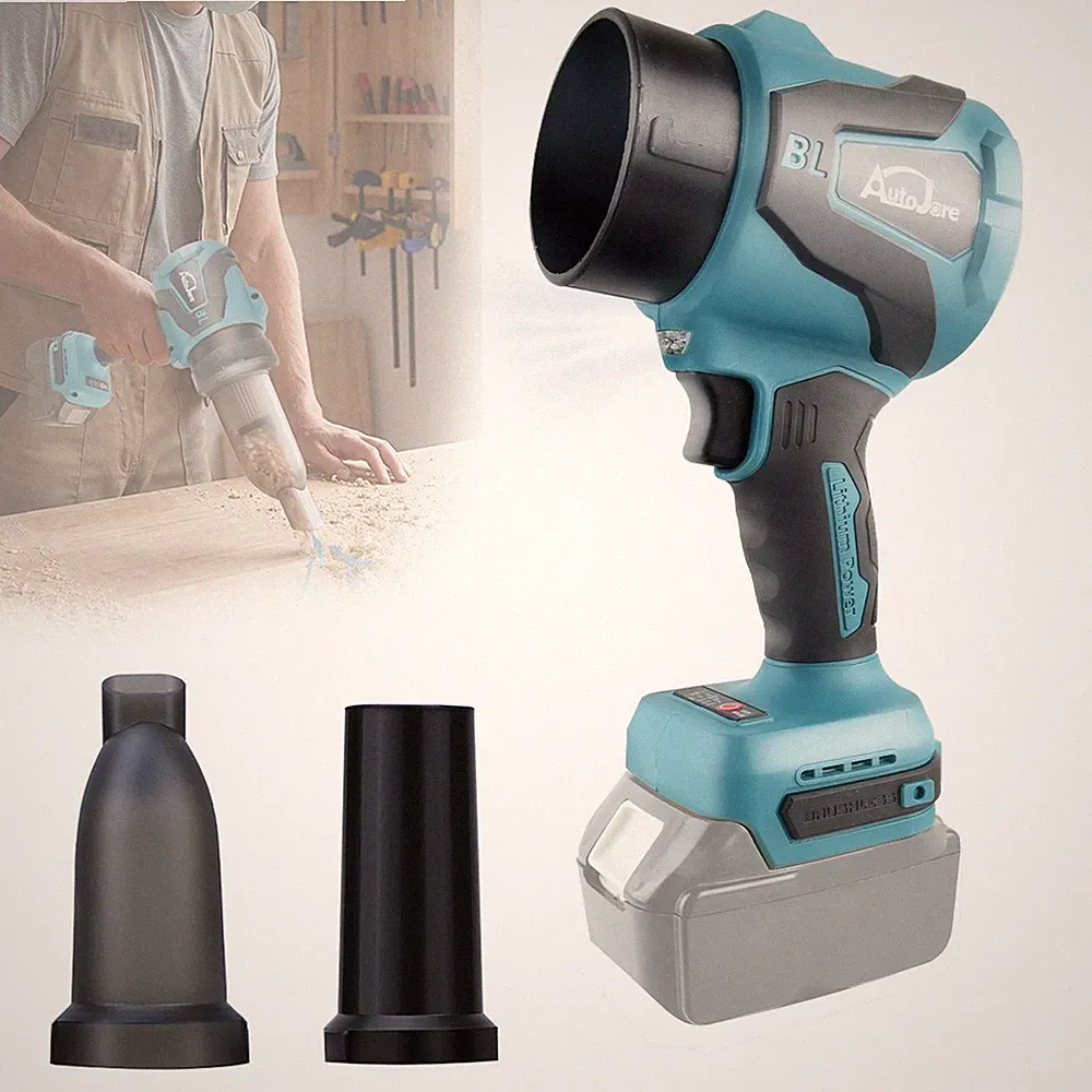 2 in1 Elektrische Laubbläser Für Makita 18V Ohne Akku Gebläse Laubsauger Bläser