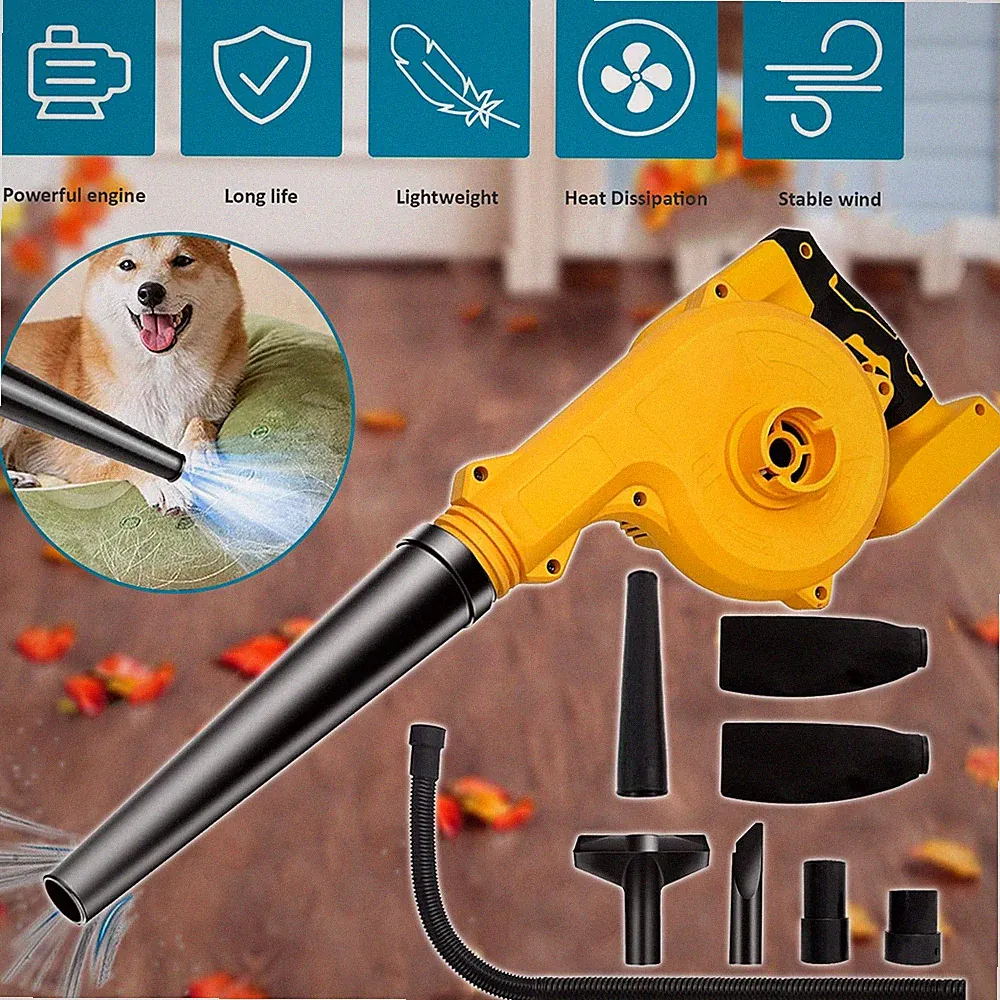 20V Laubbläser für Dewalt Akku Gartenblattgebläse Laubsauger Gebläse Staubsauger