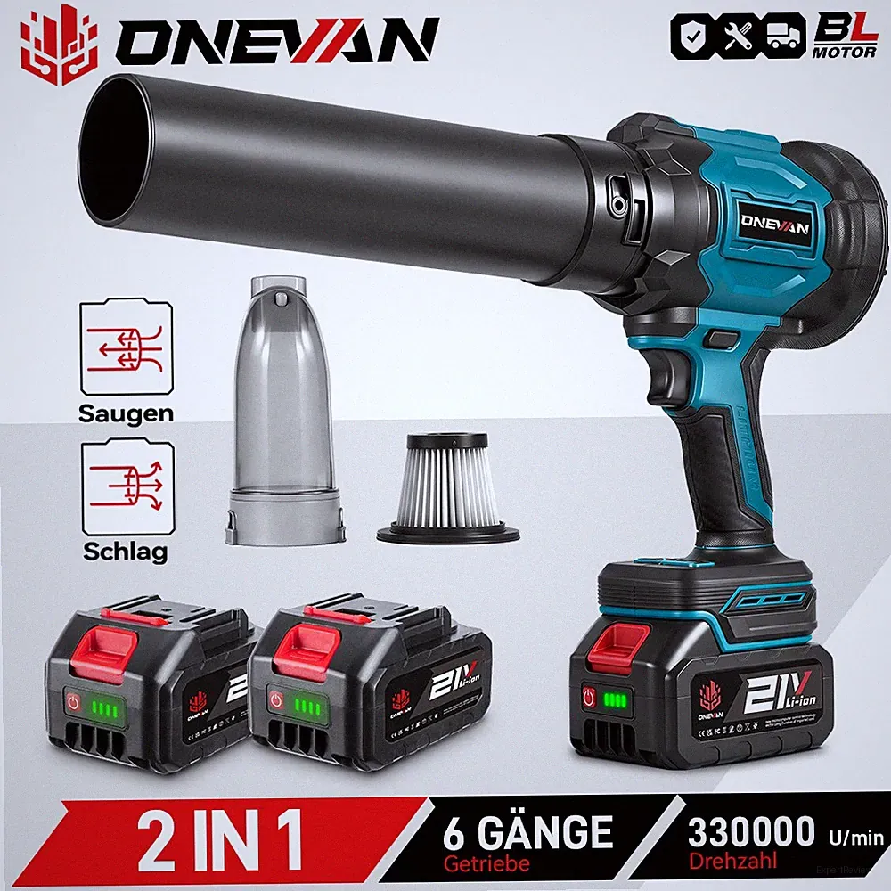 2IN1 Für Makita 18V Akku Laubbläser Gebläse Staubgebläse Staubbläser Staubsauger
