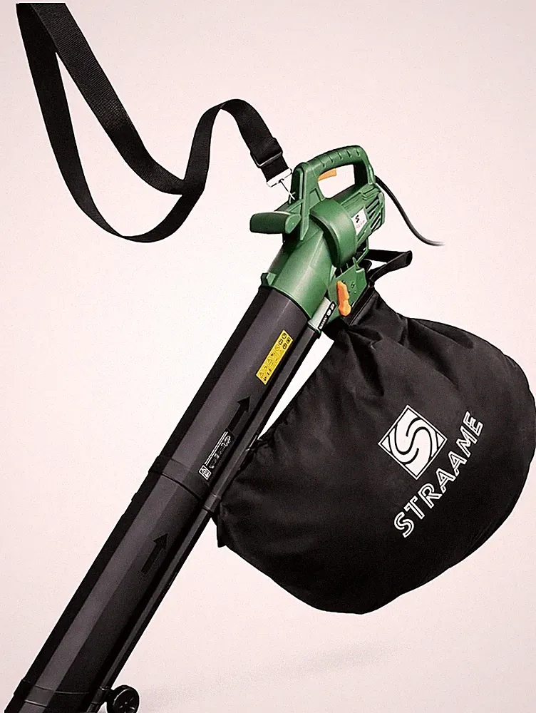 3-in-1 Laubbläser, Sauger & Mulcher 3000W - 45L Beutel, 10m Kabel, Rollen & Soll