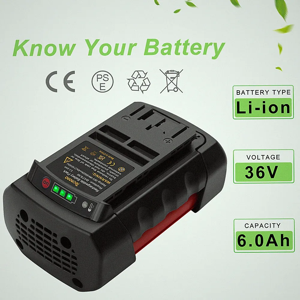 36V 4AH/6AH Li-Ion Akku für Bosch BAT810 BAT836 BAT840 GSA GSR GSB GKS 36 V-Li