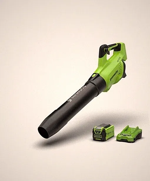 40V Akku Laubbläser Greenworks G40ABK2 mit 2Ah Batterie & Ladegerät
