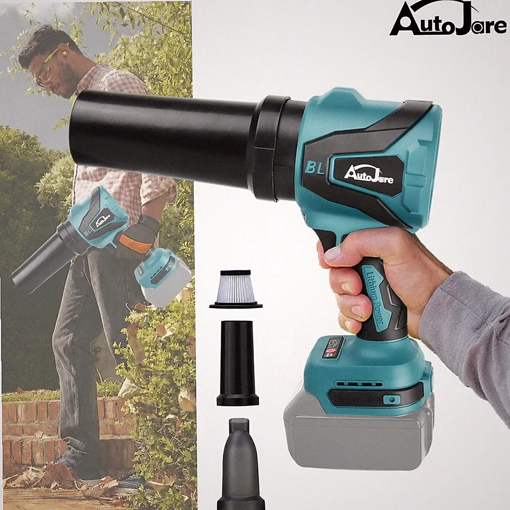 Akku Gebläse für Makita 18V 2in1 Laubbläser Sauger 50000U/min Kabellos
