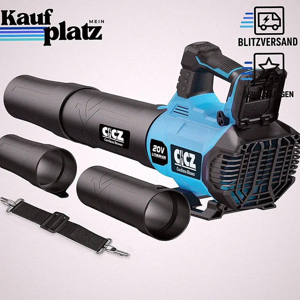 Akku-Laubbläser 18V 3-Gang für Makita ohne Akku Ladegerät Gartenpflege