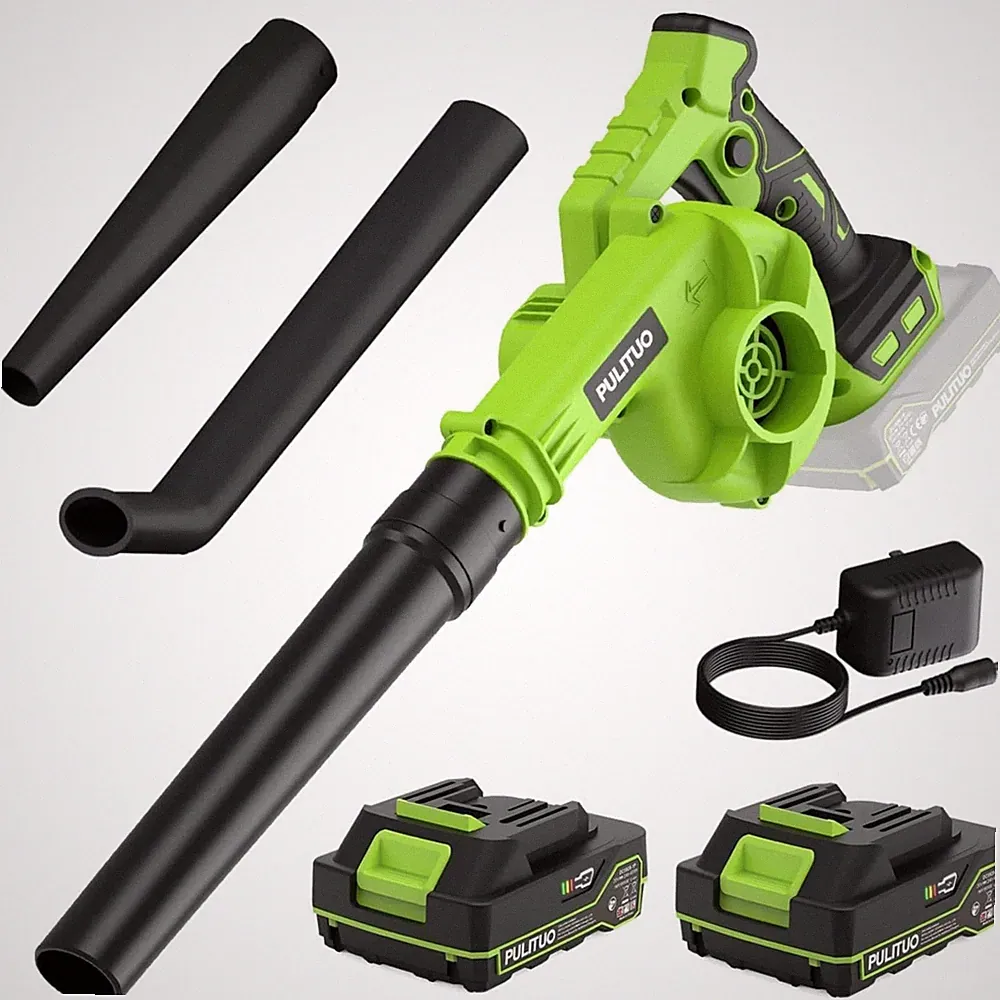Akku Laubbläser 20V Laubgebläse kabellos Leicht schnellladegerät Garten