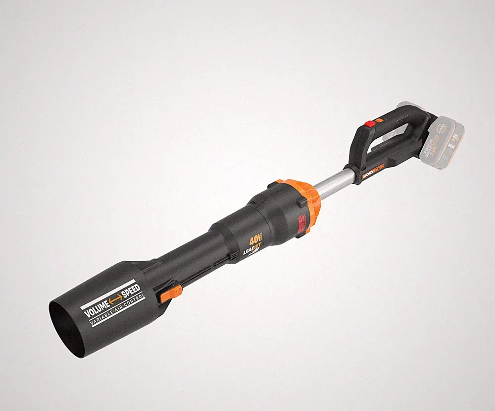 Akku Laubbläser 40V (2x20V), 266km/h, 1.053m³/h, NITRO, WORX WG585E.9- ohne Akku