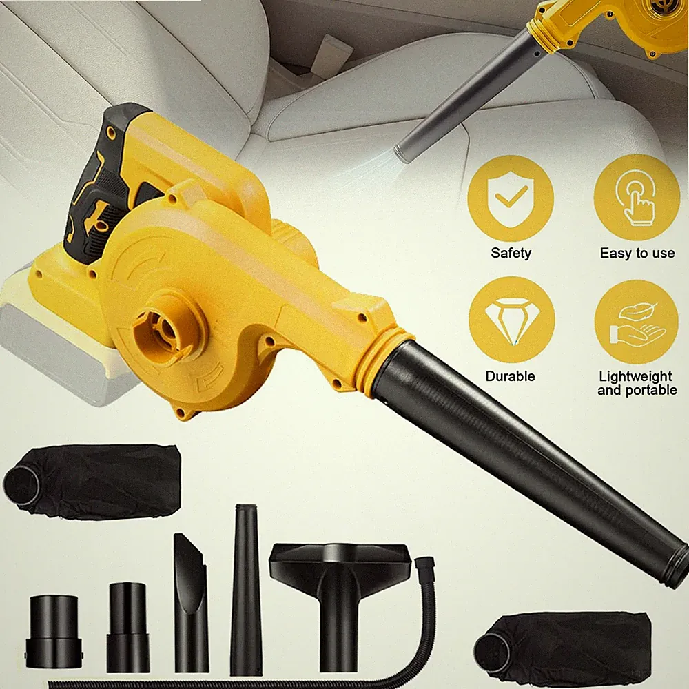 Akku Laubbläser Elektrischer Hand Laubbläser Staubsauger für Dewalt 18-21v Akku