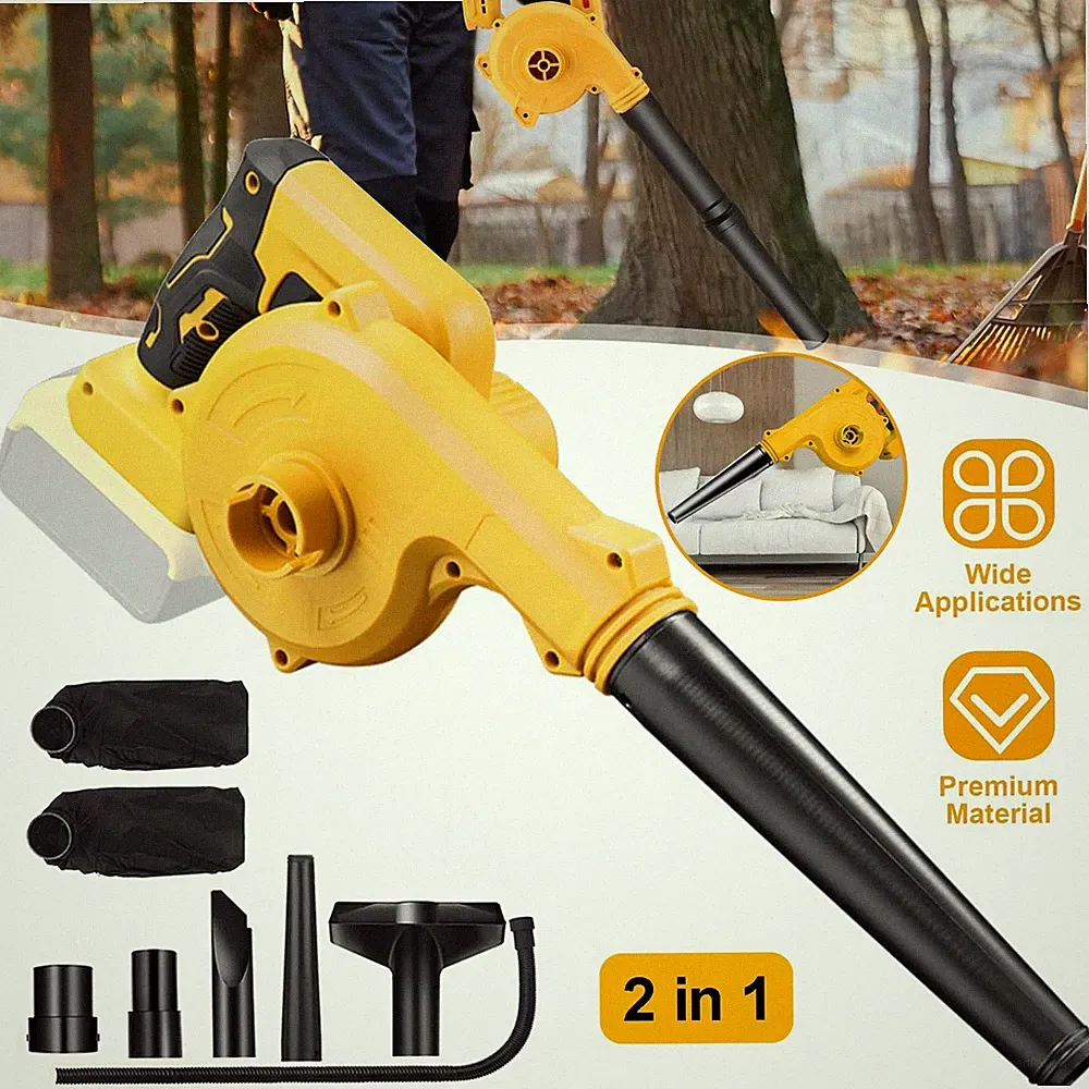 Akku Laubbläser Elektro Laubbläser&Staubsauger für Dewalt 18-21v Akku Gebläse