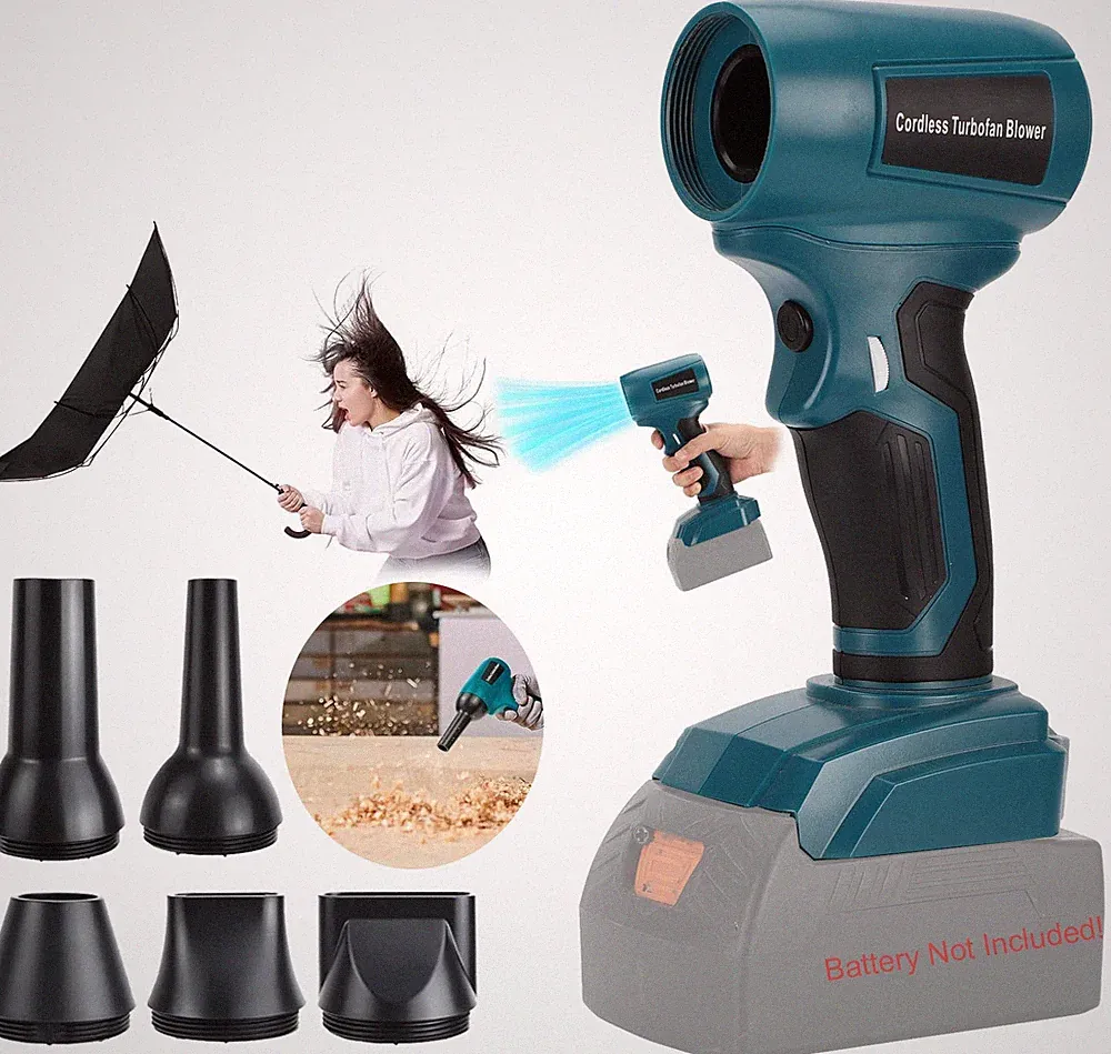 Akku-Laubbläser für Bosch 18V-Akku Handgerät Elektrischer Baustellen-Luftbläser