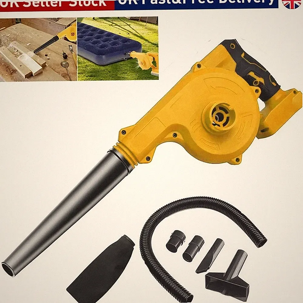 Akku Laubbläser für Dewalt 18/20V Akku 2-in-1 Elektro Laubbläser Sauger
