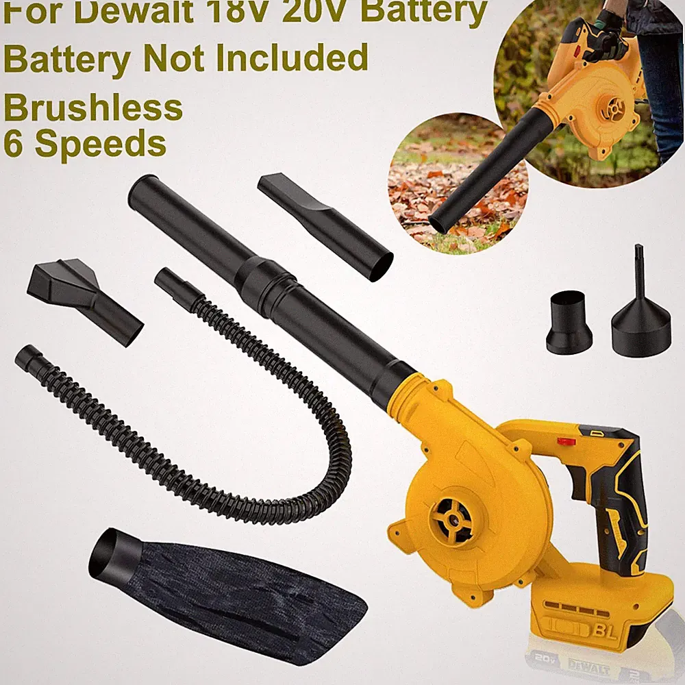 Akku Laubbläser für Dewalt 18V 20V Akku 2in1 Elektro Laubbläser & Staubsauger