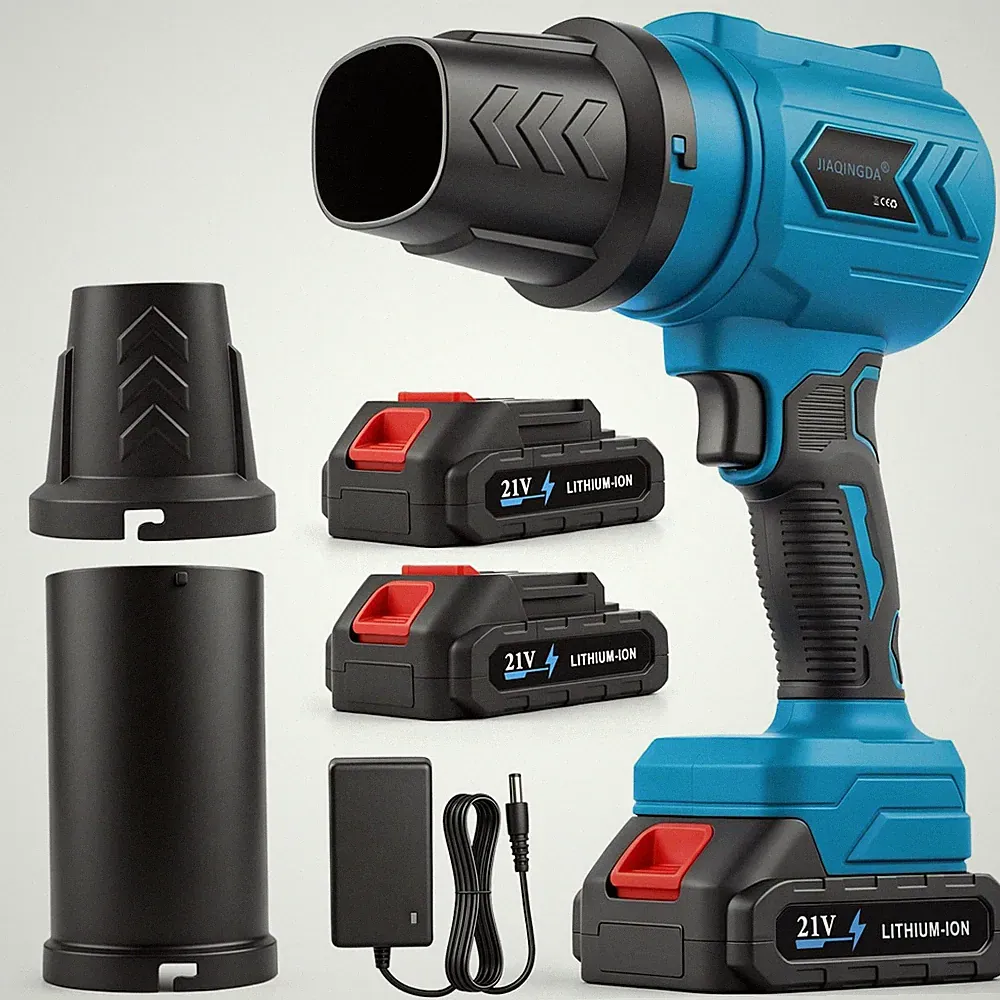 Akku-Laubbläser für Makita Akkus,Akku-Gebläse mit 2x2,0Ah Akkus & Ladegerät