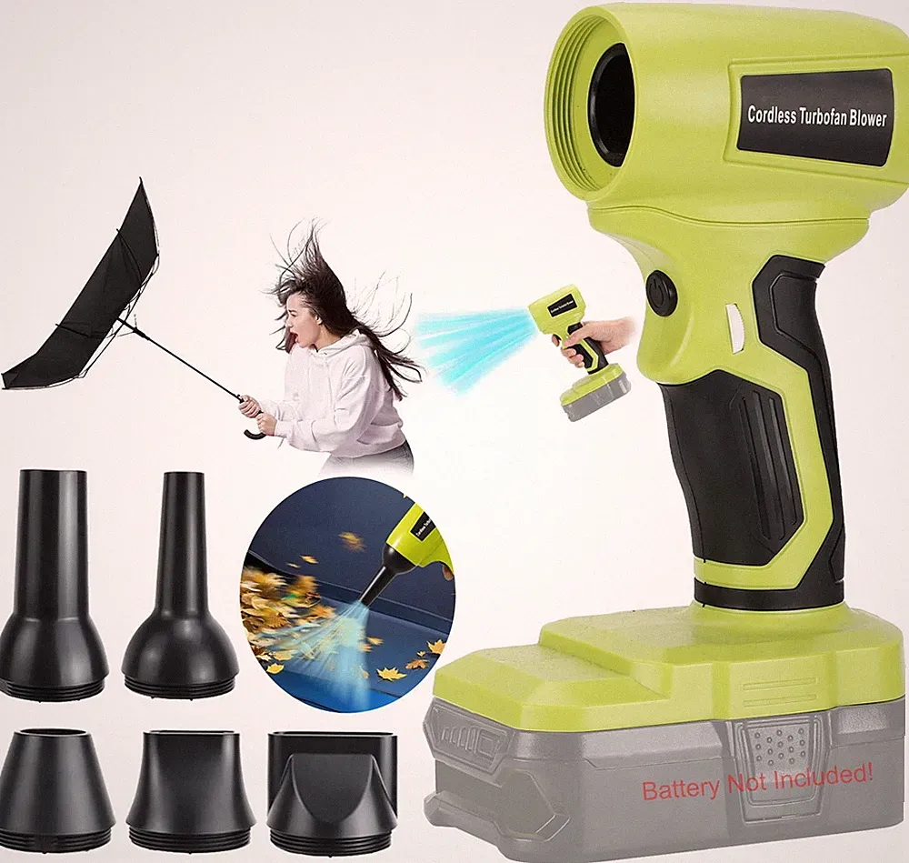 Akku-Laubbläser für Ryobi 18V-Akku Handgerät elektrischer Baustellen-Luftbläser