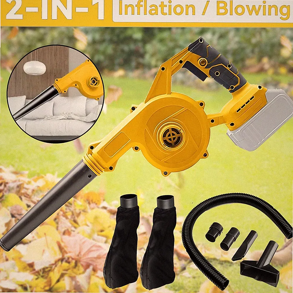 Akku-Laubbläser Gebläse für Dewalt 18V-21v Akku Handgeführter Laubbläser Garten