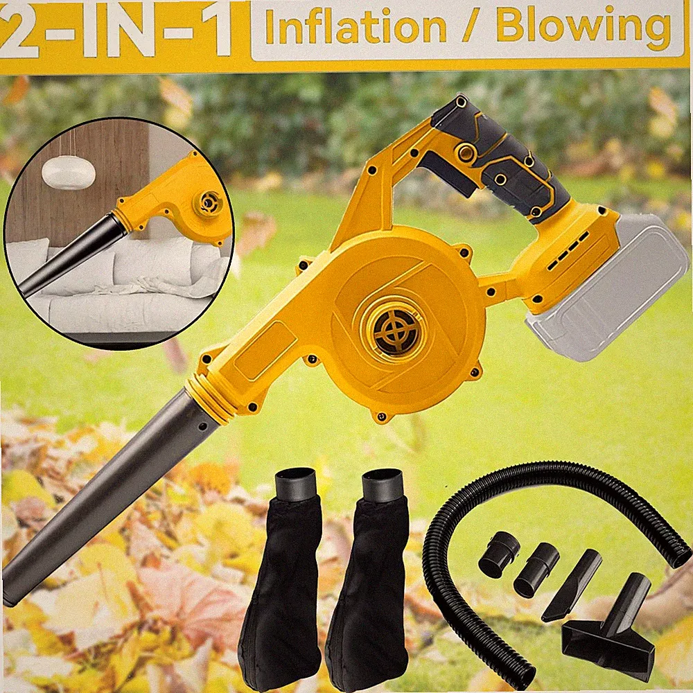 Akku-Laubbläser Gebläse für Dewalt 18V-21v Akku Handgeführter Laubbläser Garten