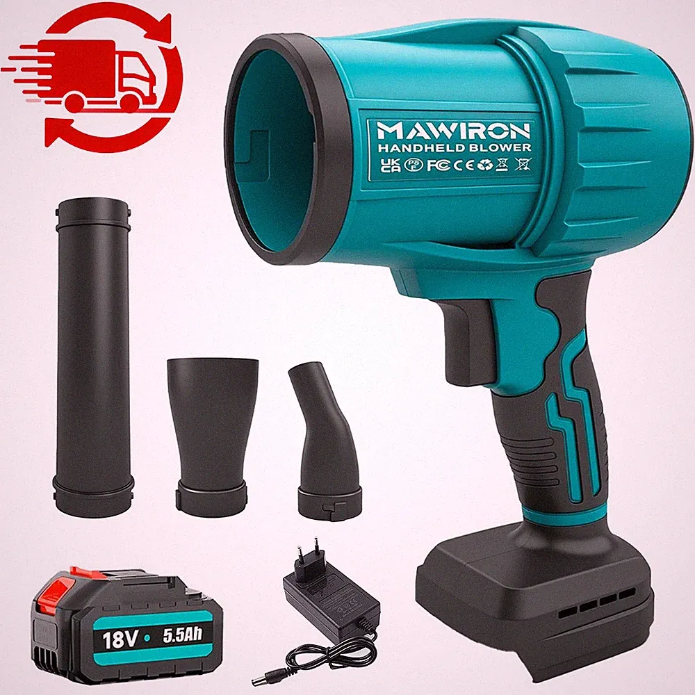 Akku-Laubbläser, kompatibel mit Makita 18-V-Akku, leichter Handstaubsauger