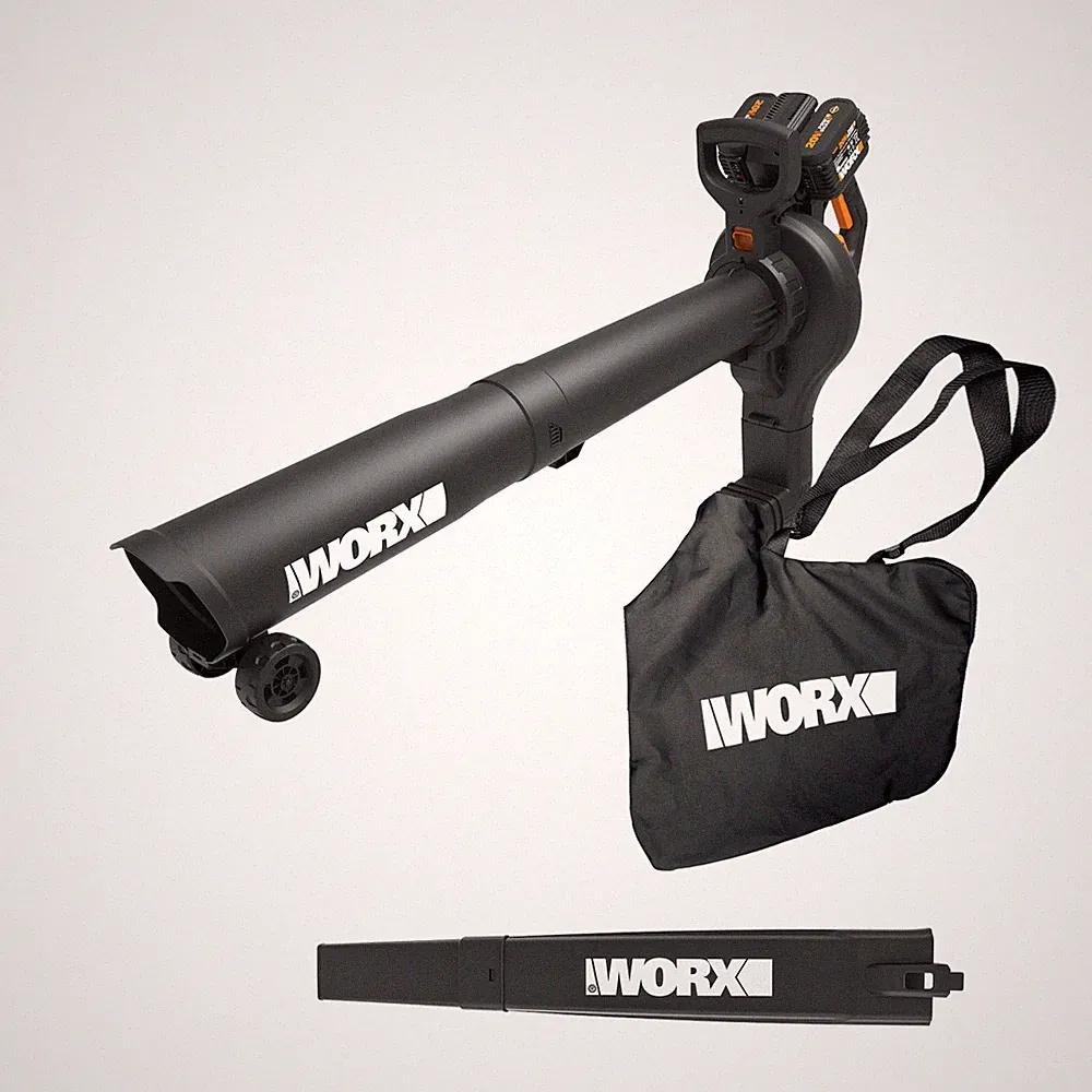 Akku Laubbläser/ Laubsauger 2-in-1, 40V, 35L Fangsack- WORX WG583E, mit 2x Akkus