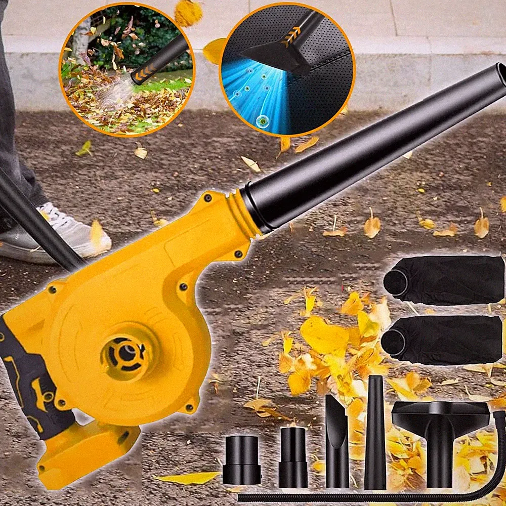 Akku-Laubsauger Laubbläser Elektro Hand Laubbläser Gebläse für Dewalt 18V 21V