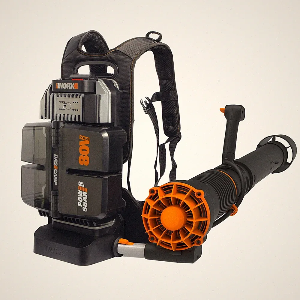 Akku-Rucksackgebläse WORX WG572E Mit 4 Batterien 4.0 Ah Und Ladegerät