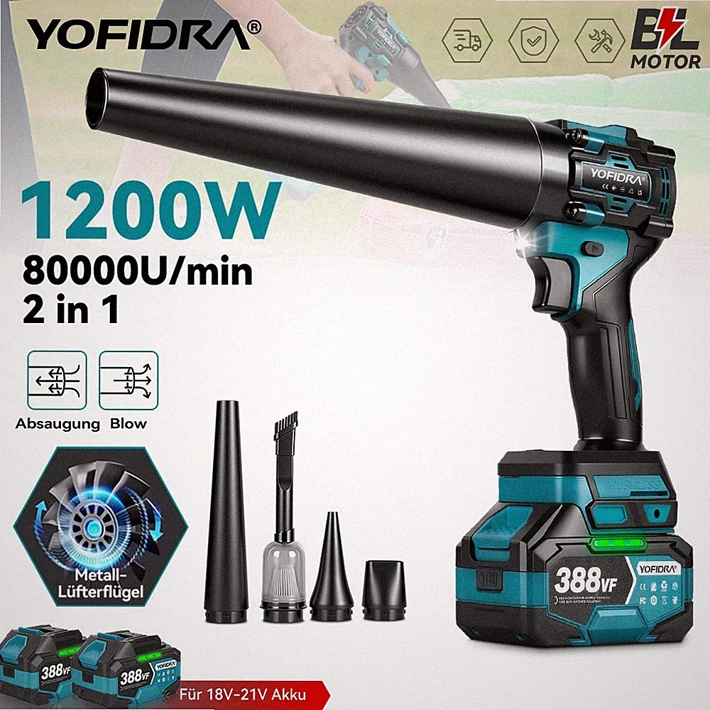 Akku Staubgebläse Staubbläser Staubsauger Turbo-Lüfter Luftpumpe Für Makita 18V