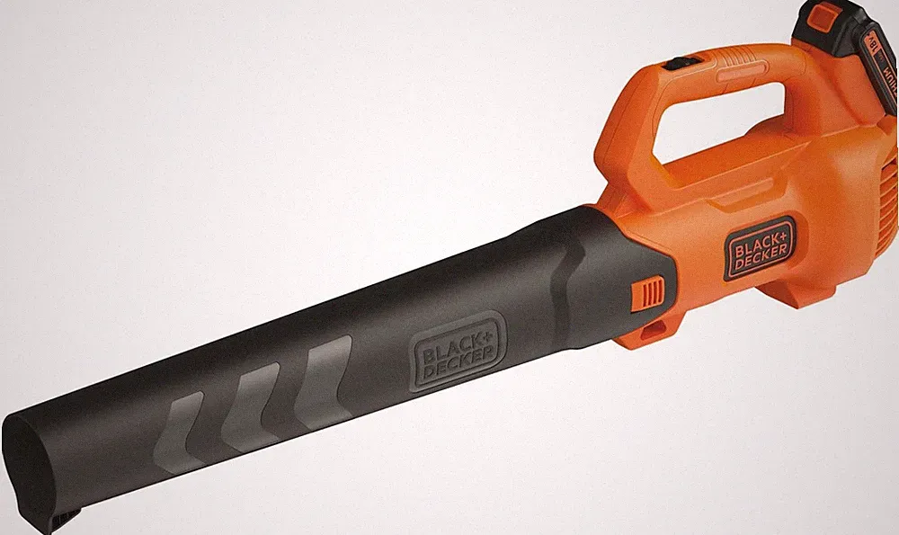 BLACK+DECKER Akku Laubbläser 18V 2.0Ah 145 km/h 577 m³/h inkl. Akku Ladegerät
