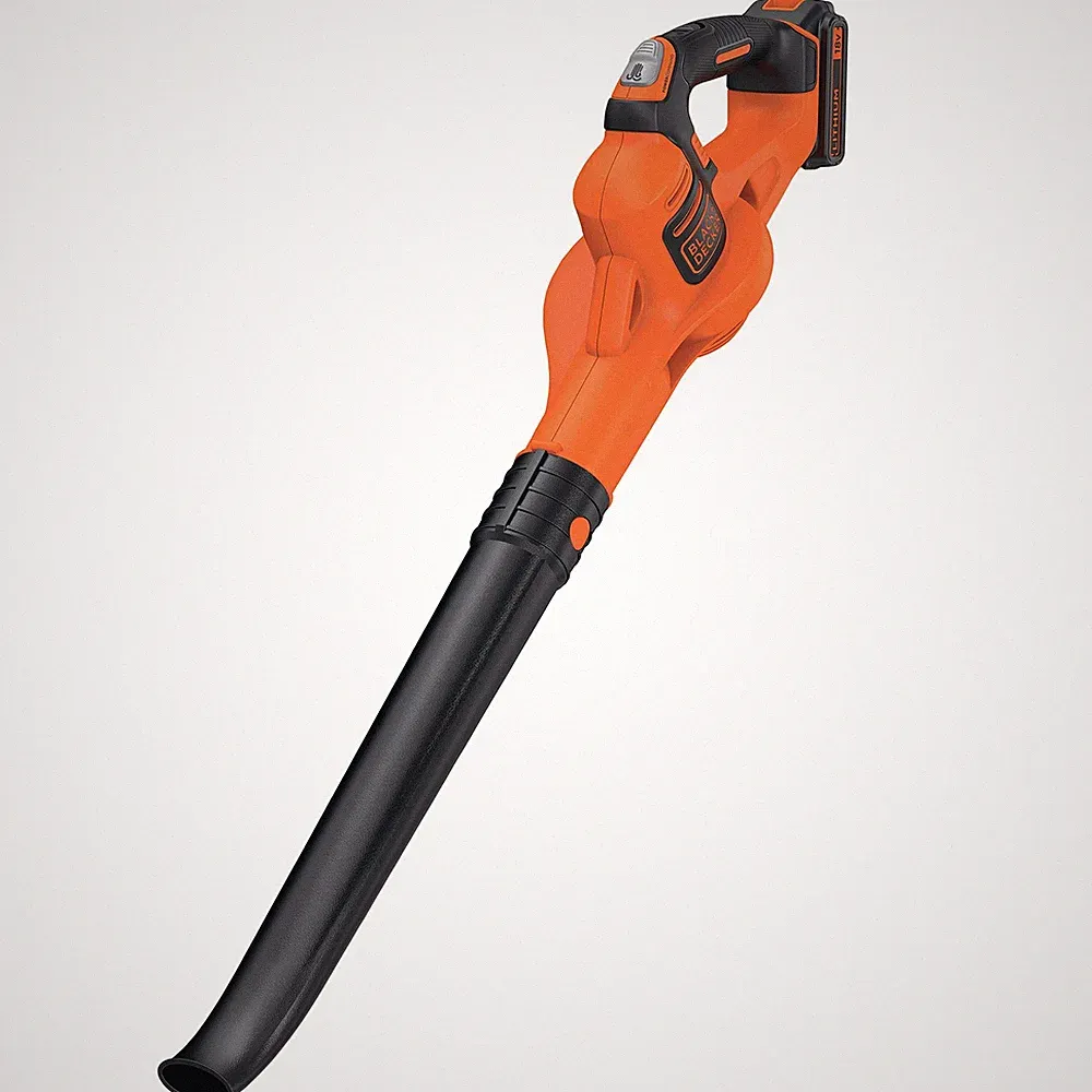 BLACK+DECKER Akku Laubbläser 18V Lithium-Ionen Gartenbläser inkl. Akku Ladegerät
