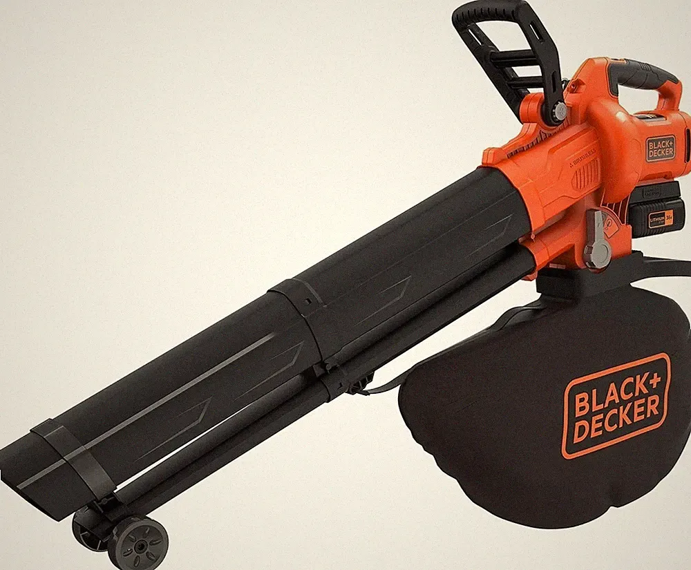 Black+Decker Akku-Laubsauger Haecksler BCBLV36B, 210 km/h – 36V mit Akku!!!!