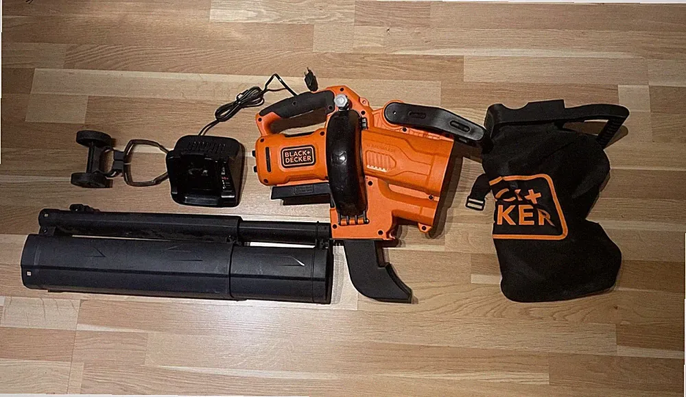 BLACK+DECKER BCBLV3625L1-QW 36V 2,5Ah 3-in-1 Akku-Laubsauger. Ohne Akku