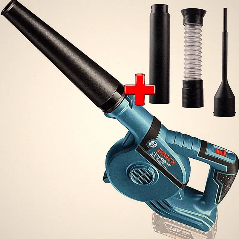 Bosch Akku-Gebläse 18V GBL 18V-120 Professional Laubbläser + Aufsätze