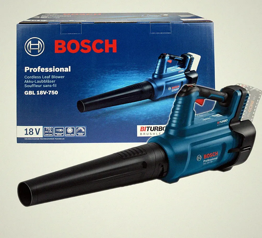 Bosch Akku – Laubbläser 18V Laubgebläse Gebläse für Laub GBL 18V-750 0615A50088