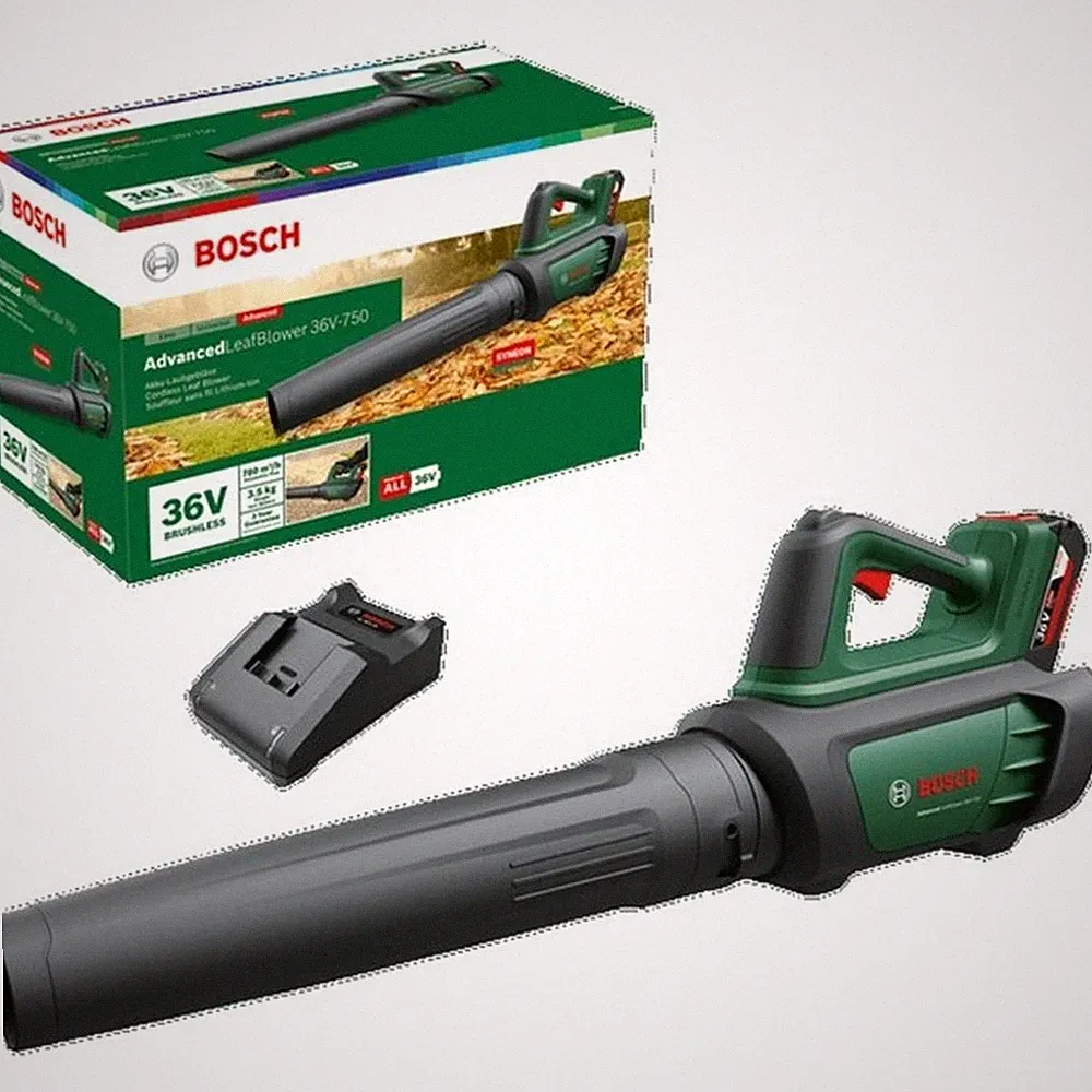 Bosch Akku-Laubbläser Advanced LeafBlower 36V-750 (grün/schwarz, Li-Ionen Akku