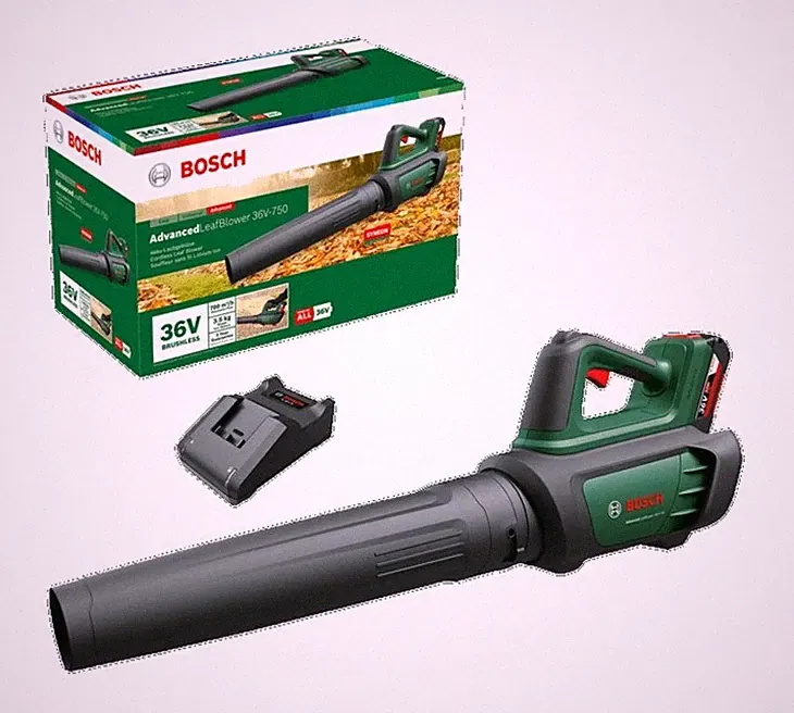 BOSCH Akku-Laubbläser ohne Akku und Ladegerät ADVANCEDLEAFBLOWER-36V-750