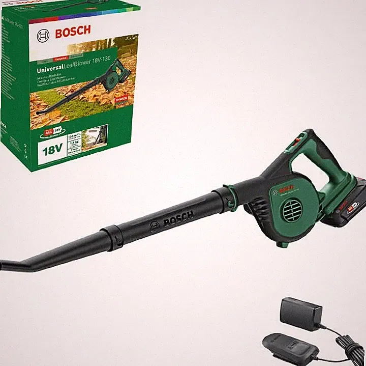 Bosch Akku-Laubbläser UniversalLeafBlower 18V-130, 1x PBA 2.5 Ah und Ladegerät