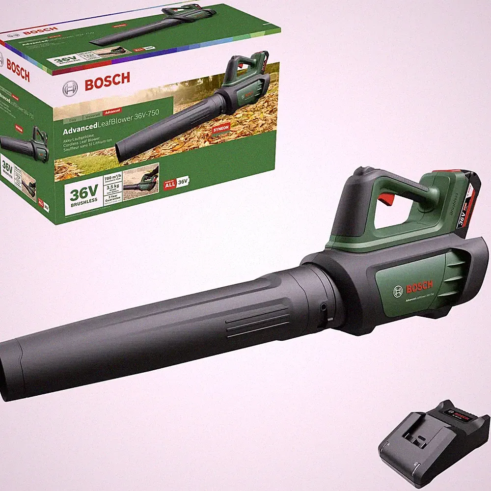 Bosch Home and Garden 06008C6000 AdvancedLeafBlower 36V-750 Akku Laubbläser