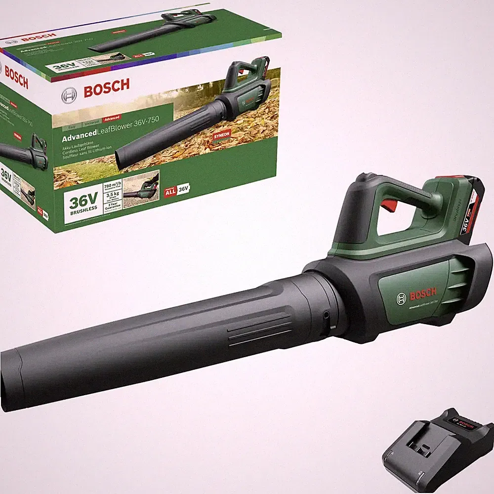 Bosch Home and Garden 06008C6000 AdvancedLeafBlower 36V-750 Akku Laubbläser