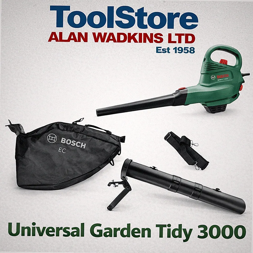 Bosch Universal Garden Tidy 3000 Elektro Laubbläser 240V 06008B1071