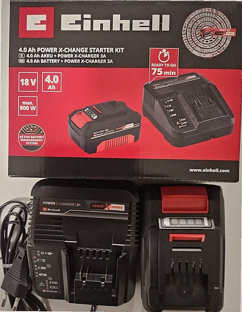 EINHELL 18V original Akku 2,5 Ah / 4,0 Ah / Ladegerät PXC Power X-Change NEU
