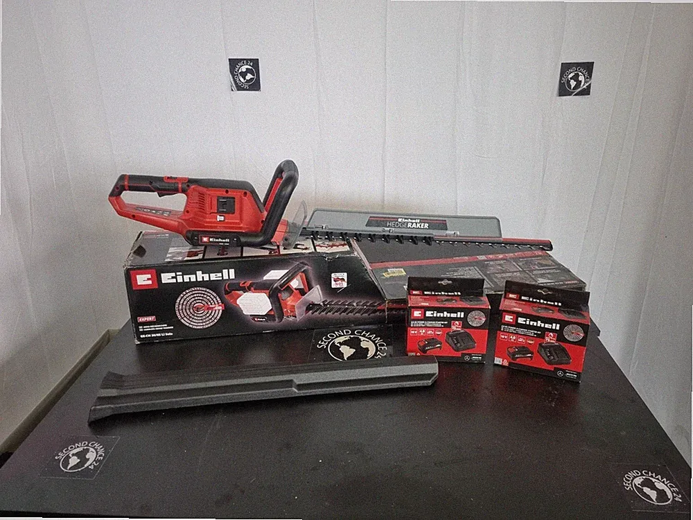 Einhell Akku-Heckenschere GE-CH 36/65 Li 36V 65cm mit 2x4,0Ah Akku u. Lade...