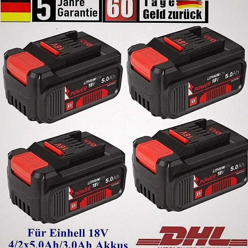 Für Genuine Einhell POWER X-CHANGE 18V 6,0Ah Lithium Akku Ersatzakku Batterie