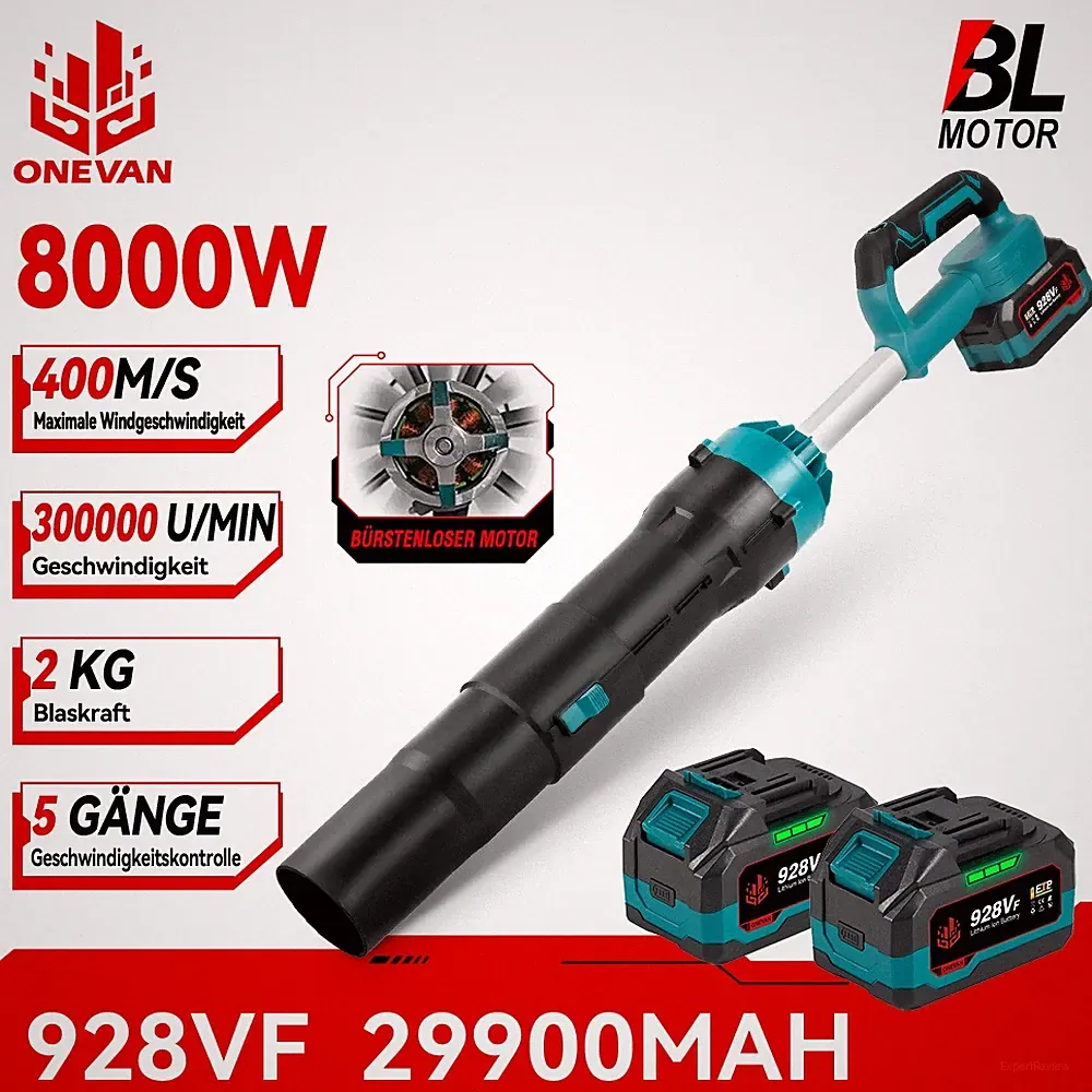 Für Makita 18V Akku Gebläse Turbogebläse Laubbläser Laubgebläse Turbofan Blower