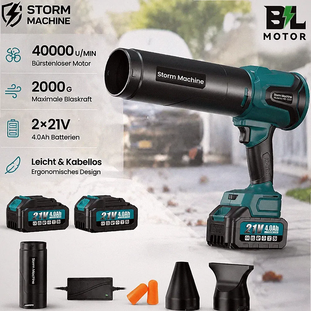 Für Makita 18V Akku Laubbläser Laubgebläse Turbo Gebläse Fan Bläser Staubbläser