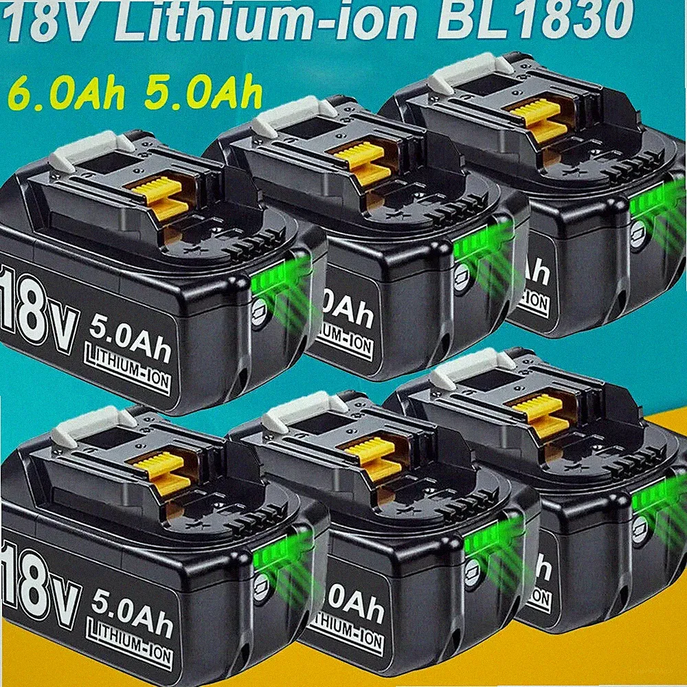 Für Makita Akku 18V 6Ah 5Ah 8Ah 9Ah 12Ah BL1860B BL1850B BL1840B BL1830B LTX DHL