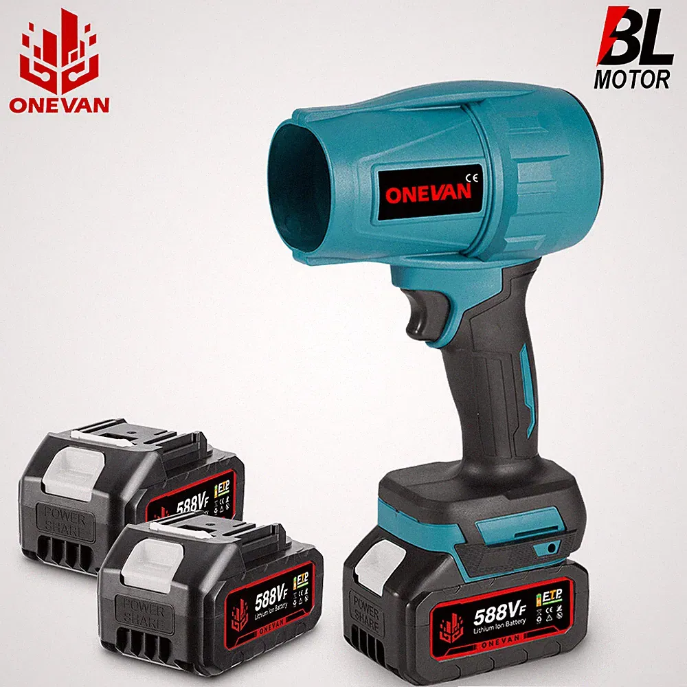Für Makita Akku Laubbläser 21V Staubbläser Bläser Turbo Gebläse Fan Mit 2 Akku