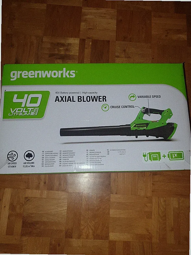 Greenworks 40V Laubbläser inkl Akku+Ladegerät G40ABK2