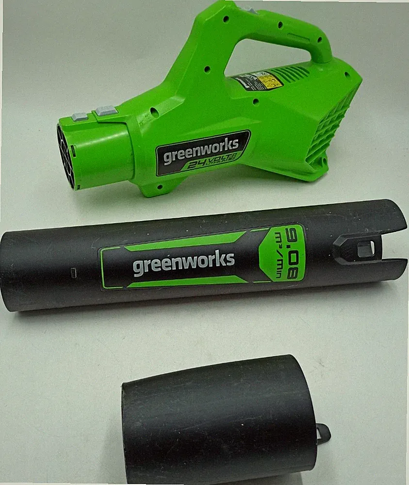 Greenworks Akku Laubbläser G24ABII ohne 24V Akku und Ladegerät