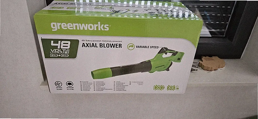 GREENWORKS BLE402 Axial blower 48V Akku-Laubbläser ohne Akku und Ladegerät