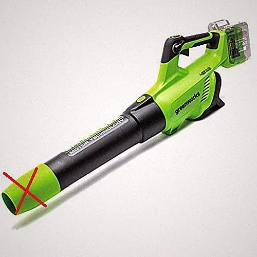GREENWORKS BLE402 Axial blower 48V Akku-Laubbläser ohne Akku und Ladegerät